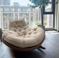Fauteuil à bascule pinguin Lazy Sofa, modèle tendance pour chambre à coucher, balcon et salon, idéal pour se détendre et s'endormir
