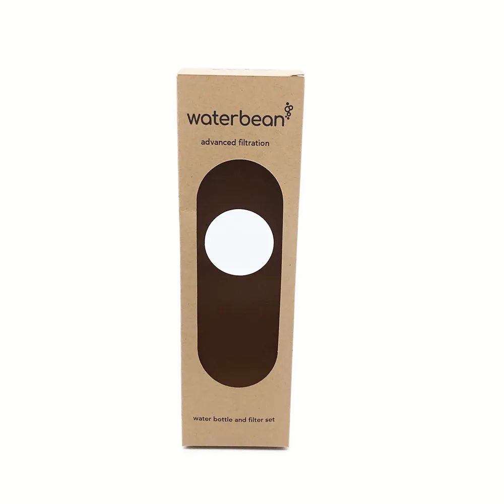 LOW MOQ Diseño personalizado Impresión Caja de papel de regalo Papel Kraft marrón Cartón Botella para beber Caja de embalaje