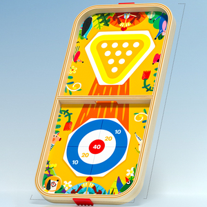 Scacchiera Educativa <span class=keywords><strong>Montessori</strong></span> Multifunzione in Legno 5 in 1 Gioco Interattivo per Allenamento Mentale per Bambini Ragazzi Ragazze - Product Image 3