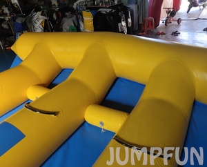 2025 2021 grande qualità Sport acquatici gonfiabili Flyfish barca per adulti 6 persone che volano pesce Banana Boat - Product Image 5
