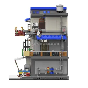 ชุดตัวต่อ XINGBAO 01037 ร้านก๋วยเตี๋ยวลำไส้พี่ชายในหมู่บ้านเฉิงจง รุ่นโมดูลาร์สตรีทวิว ซีรีส์ของเล่น DIY - Product Image 1