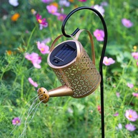 Lámpara Solar LED para Jardín, Exterior, IP65, Impermeable, de Hierro Forjado, con Diseño de Flor y Hada, Pequeña, para Decoración de Césped y Jardín