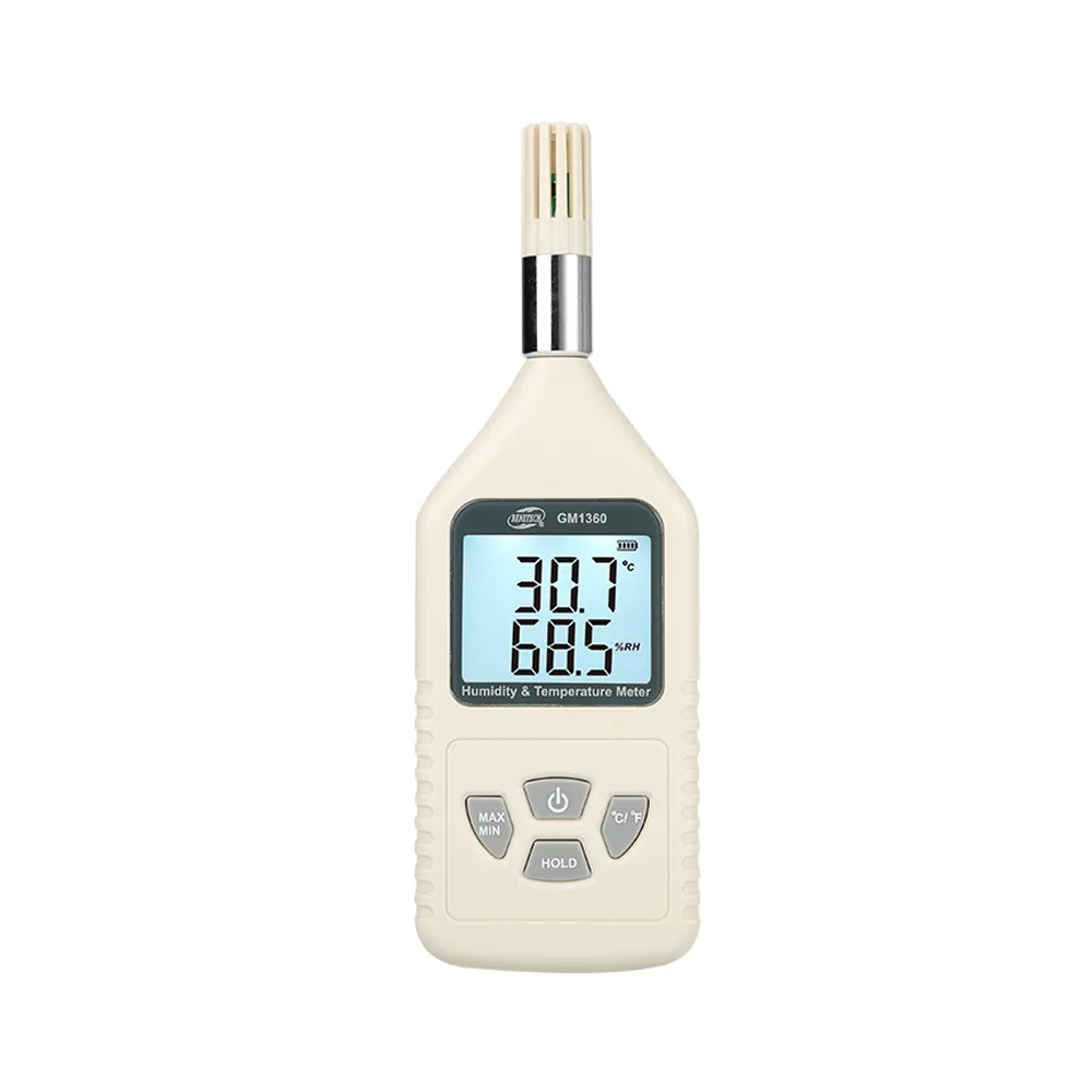 High Precision LCD Digital Temperature Humidity Meter Handheld Hygrometer -10 to 50C