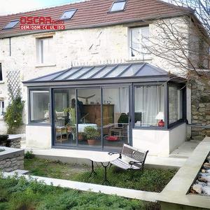 <span class=keywords><strong>Maison</strong></span> préfabriquée mobile en alliage et <span class=keywords><strong>serre</strong></span> en verre, balcon de jardin et extérieur avec intérieur spacieux et montage facile, véranda - Product Image 1