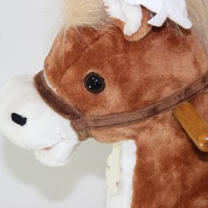 Jouet mignon <span class=keywords><strong>en</strong></span> peluche résistant aux chutes avec cheval à bascule, cadeau de vacances pour bébé, peut être personnalisé - Product Image 4
