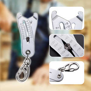 Wholesale Newest Precise <b>Thread</b> Size Keychain Quick Gauge for Nut/inch Screw Manual Measurement <b>Tool</b> - Product Image 6