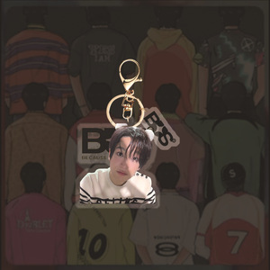 Portachiavi Kpop BUS Nuovo Album '<span class=keywords><strong>Because</strong></span> of <span class=keywords><strong>You</strong></span> I Shine', Figura dei Membri, Nome 2 Pezzi/Set, Portachiavi Dorato, Ciondolo per Borsa, Accessori per Fan, Regalo - Product Image 5