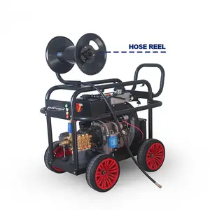 Amsturdy GE500 gas/petrol 500bar 7500psi industrial high pressure washer machine industrial pressure washers