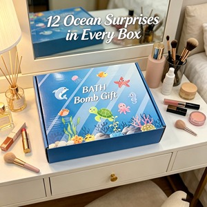 Set Regalo di 12 <span class=keywords><strong>Bombe</strong></span> da <span class=keywords><strong>Bagno</strong></span> <span class=keywords><strong>per</strong></span> Bambini con Sorpresa all'Interno, 12 Giocattoli Unici a Tema Animali Marini, <span class=keywords><strong>Bombe</strong></span> da <span class=keywords><strong>Bagno</strong></span> Naturali Sicure <span class=keywords><strong>per</strong></span> Bambini con Giocattoli - Product Image 3