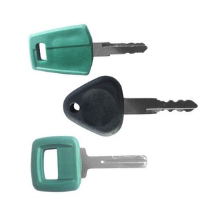 Jeu de 3 clés de véhicule pour Volvo, matériel lourd, excavatrice, chargeuse, camion, clé noire en PP, fonction de déverrouillage - Product Image 4