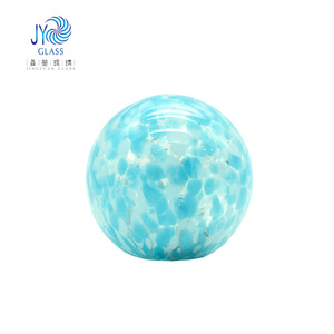 Adornos navideños coloridos, cristal de Murano soplado a mano, bola hueca de cristal, decoración de jardín, Bola de luz de jardín - Product Image 2