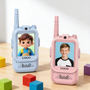 Talkies-walkies pour enfants 2025 avec caméra HD et changeur de voix, jouets d'interphone amusants pour garçons, filles et enfants, messager instantané - Product Image 1