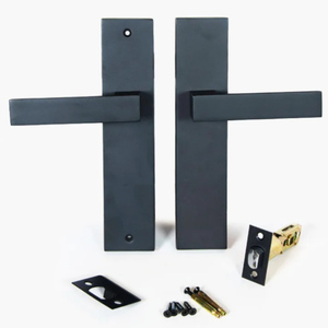 Manija de Puerta Principal Estilo Europeo, Cerradura de Puerta de Entrada, Juego de Manillas de Alta Resistencia para Puerta Exterior de Madera, Hogar y Proyectos - Product Image 5