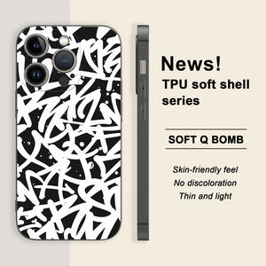 Custodia per telefono flessibile con motivo a strisce antiurto per <span class=keywords><strong>iPhone</strong></span> 15 Pro Max <span class=keywords><strong>Apple</strong></span> accessorio per cellulare - Product Image 2