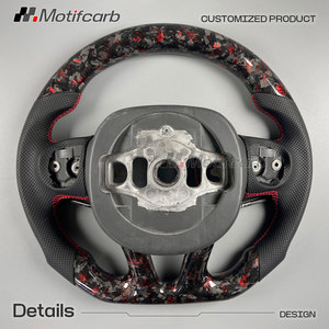 Volante de fibra de carbono forjado a medida para Dodge Charger Challenger SRT Hellcat para Jeep Grand Cherokee Trackhawk 2014-2023 - Product Image 5