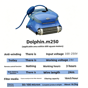 <span class=keywords><strong>Robot</strong></span> nettoyeur de piscine intelligent <span class=keywords><strong>Dolphin</strong></span> M250 avec batterie au lithium, nettoyage automatique du fond, aspirateur robotisé - Product Image 3