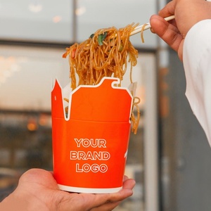 Caja de Papel Kraft Biodegradable <span class=keywords><strong>para</strong></span> Llevar Comida, con Logotipo Personalizado EPACK, <span class=keywords><strong>para</strong></span> Fideos y Pasta, Caja de Papel Kraft Desechable <span class=keywords><strong>para</strong></span> Fideos - Product Image 4
