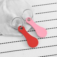 Porte-clés coloré en acier inoxydable de style américain pour jetons de chariot de supermarché, cadeaux promotionnels