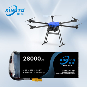 Xingto High Performance 340wh/Kg 40000Mah 28000Mah 12S 10c Cargo Drone Vtol Zware Drone Semi Solid State Battery Pack - Product Image 2