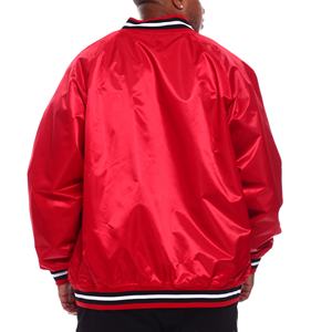 Prix d'usine, logo brodé personnalisé, veste Letterman en satin universitaire pour hommes, veste d'hiver pour hommes avec marque privée, vente à chaud - Product Image 3