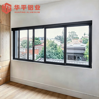 Premium Aluminiumlegierung Schiebefenster mit Sanfter Gleitfunktion und Soft-Close-System für Hotelbalkone