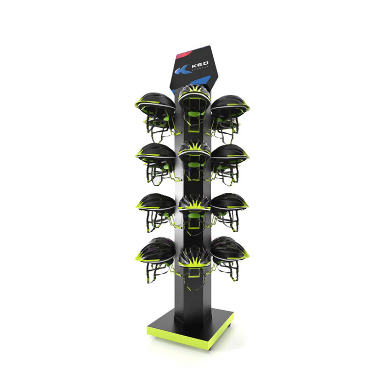 Apache Customizable Modern for Floor Standing Metal Shoe Display Racks with Custom Logo for Store Use Model AP-W066 — view 3