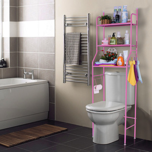 Household 3-Layer Floor Standing Bathroom Space Saver Over Toilet <strong>Washing</strong> <strong>Machine</strong> Storage Rack Freestanding <strong>Shelves</strong> - Product Image 4