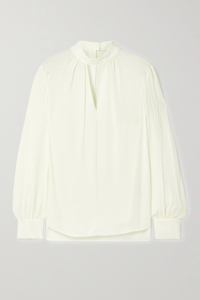 Camicette da ufficio <span class=keywords><strong>in</strong></span> seta di <span class=keywords><strong>raso</strong></span> Casual Casual a maniche lunghe moda primavera da donna - Product Image 4