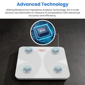 Báscula Inteligente Digital Electrónica de Alta Precisión con Pantalla LCD para Peso, IMC y Grasa Corporal, Personalizable, con 3 Años de Garantía - Product Image 3