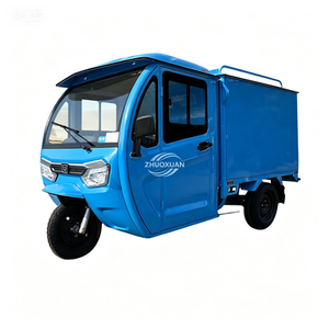 200kg Load <b>2</b>-Door Electric Cargo Tricycle with Closed Storage Bucket Factory Wholesale - Product Image 3