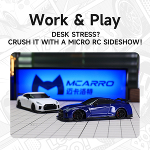 รถดริฟท์บังคับวิทยุ MCARRO MC061 รุ่นโลหะ ขนาด 1:64 ขับเคลื่อน 4 ล้อ พร้อมเล่นได้ทั้งในและนอกอาคาร ใช้พลังงานไฟฟ้า ของขวัญวันเกิด ของเล่นตั้งโต๊ะ - Product Image 5