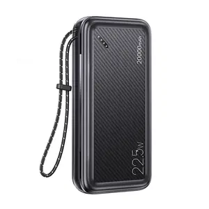 Usams Top Sale Cd168 Aanpassen Dual Usb Uitgangen Ingangen Draagbare Pd Qc 22.5W Snel Opladen Powerbank 20000 Mah