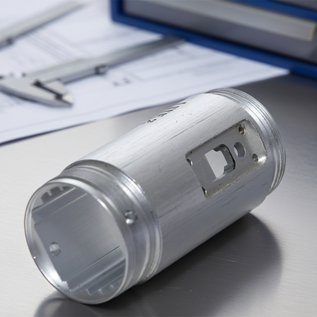 Custom CNC Machining Sensor Housing for Detection Instruments Precision Aluminum Alloy Probe Enclosure Components