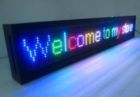 Superventas P10 Panel impermeable a todo Color al aire libre 320*160mm Módulo de pantalla Led Pantalla Led Rolling Banner