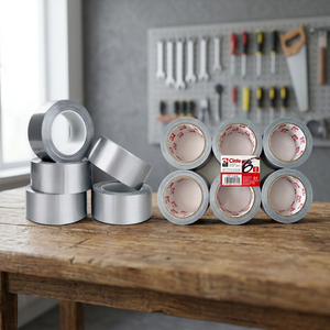 Nastro Isolante Adesivo in Gomma con Base in Tessuto Nero CINTA, Monofacciale, Impermeabile, Sensibile alla Pressione per Uso Industriale - Product Image 5
