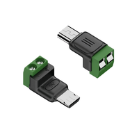 5V 3A USB-C 타입-C 수-2핀 크림프 터미널 OTG 커넥터 어댑터