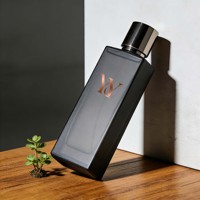 Logo Kustom Parfum Kayu Premium-Aroma Kayu Ramah Lingkungan Tahan Lama Semprotan Wewangian Alami untuk Pria Botol Kaca Elegan