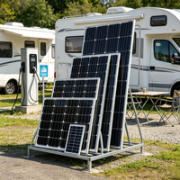 Module solaire haute efficacité YUTANDA PERC Technology monocristallin demi-cellule bifacial tout noir double vitrage 685W 1000W