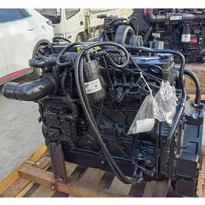 High Quality Water Cooled Original Truck Tractor QSB6.7 190hp Electric Control Excavator Motor Diesel Engine Assembly