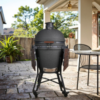Barbecue Kamado multifonction Auplex au charbon de bois, 22 pouces, meilleur barbecue Kamado pour le jardin extérieur, avec certification CE EN1860