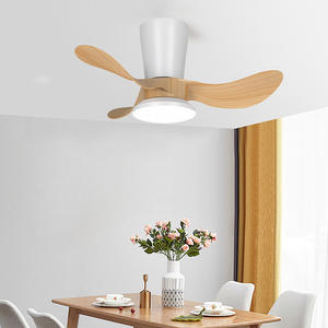 พัดลมเพดานติดไฟ 3 ใบพัดไม้ ขนาด 48 นิ้ว หลายสี โครงโลหะ+ABS มอเตอร์ DC พร้อมรีโมทคอนโทรล ระบบทำความเย็นด้วยอากาศ - Product Image 1