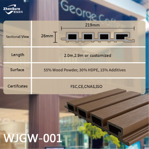 Liberté de conception avec des grilles en WPC co-extrudé durables pour les projets modernes - Product Image 2