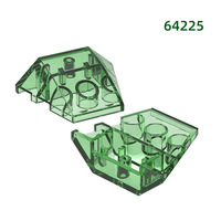 Bloques de Construcción Curvos en Forma de Cuña 4*3 Sin Pernos, Bloques de Construcción de Partículas Pequeñas, Accesorios para Bloques de Construcción, Juguetes de Plástico para Ensamblar NO.64225