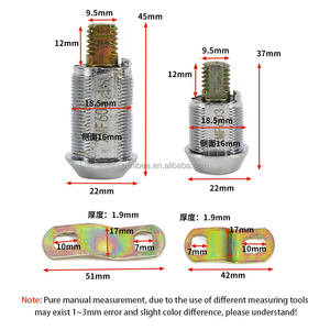 万能硬币操作金属游戏板长短钥匙万能门锁柜娱乐设备娱乐 - Product Image 6