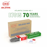 Varilla de Soldadura de Electrodo Atlantic 2026 E7015 para Hierro Fundido AWS 5.1 CE ISO ABS 2.0-3.0mm para Estructuras de Acero de Barcos