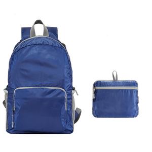 Sac à dos unisexe pliable léger et imperméable, conçu en usine, avec fermeture éclair et fermoir, en polyester, pour la randonnée en extérieur, tendance - Product Image 1