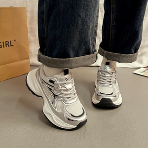 2026 Spring Student Stylish Casual Sneakers for Women - Small-Sized, Unique, Thick-soled, Height-boosting, Trendy Sports Shoes - Product Image 3
