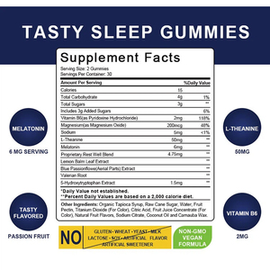 OEM/ODM Melatonin Organik Jelibonlar Özel Etiketli Diyet Takviyesi Vitaminleri Mükemmel Kalite Vegan Uyku İyileştirici - Product Image 3