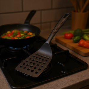 Espátula suave Westmark con orificios para cocinar y servir - Product Image 3