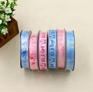 20 Yards 1.5cm Baby Shower <strong>Decor</strong> It's a <strong>Boy</strong> Girl Ribbon Pink Blue Satin Ribbons DIY Gift Wrapping Supplies Birthday Party <strong>Decor</strong> - Product Image 6